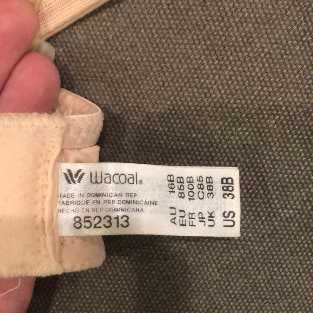Wacoal sand Perfect Primer Wire Free Bra 852313 size 38B #2 - Picture 6 of 9